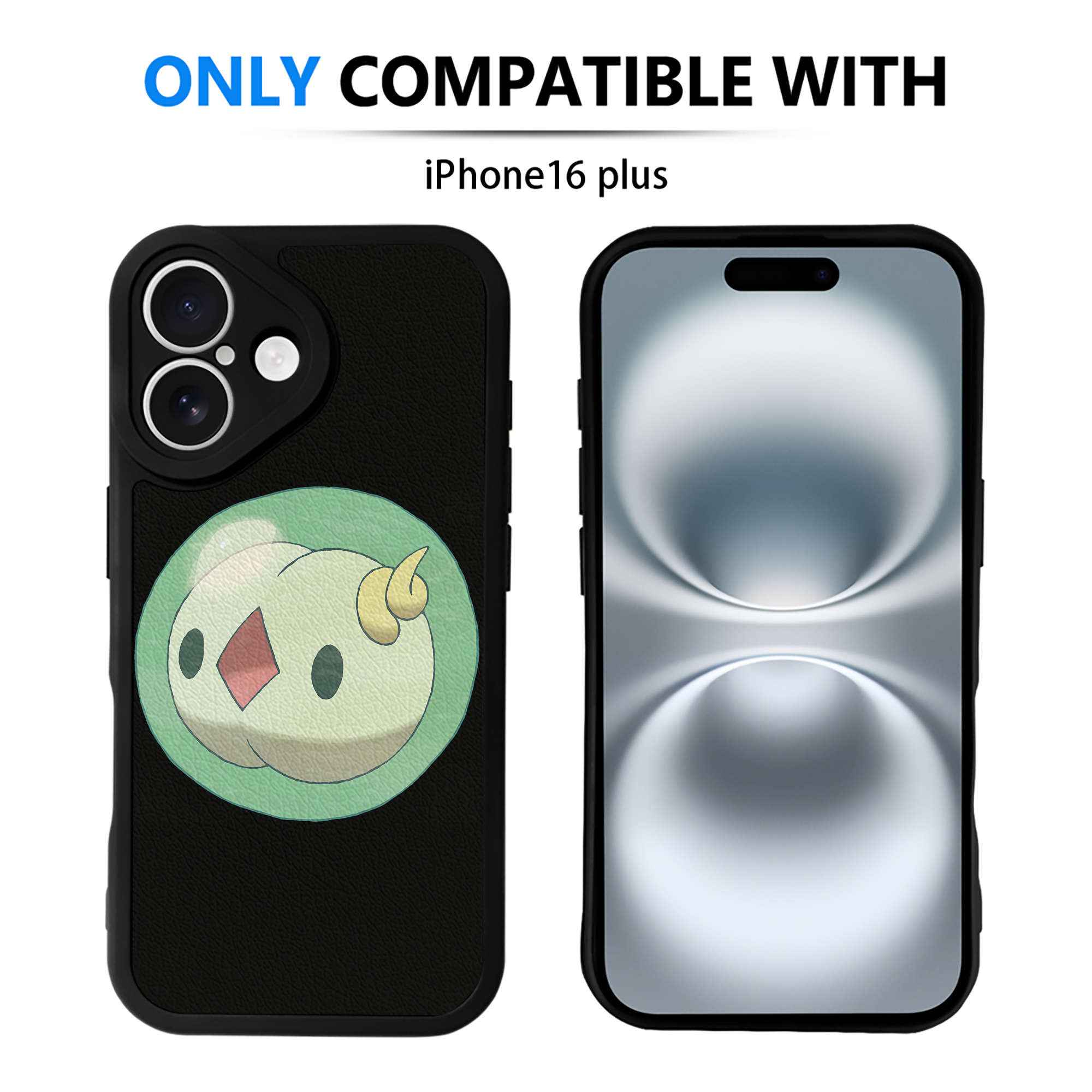 （画像用） ポケットモンスター Pokémon 【iPhone 16シリーズ対応】シリコンスマホケース（レザー調） 材質：シリコン